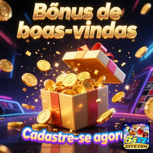 Pessoa animada recebendo bônus de boas-vindas