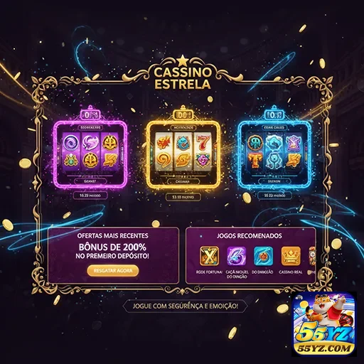Promoções do cassino Estrela no site 55yz, destacando ofertas emocionantes para jogadores.